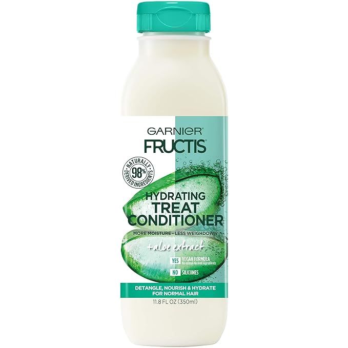Garnier Fructis Hydrating Treat Conditioner, 98 Percent Naturally Derived Ingredients, Aloe, Hydr... | Amazon (US)