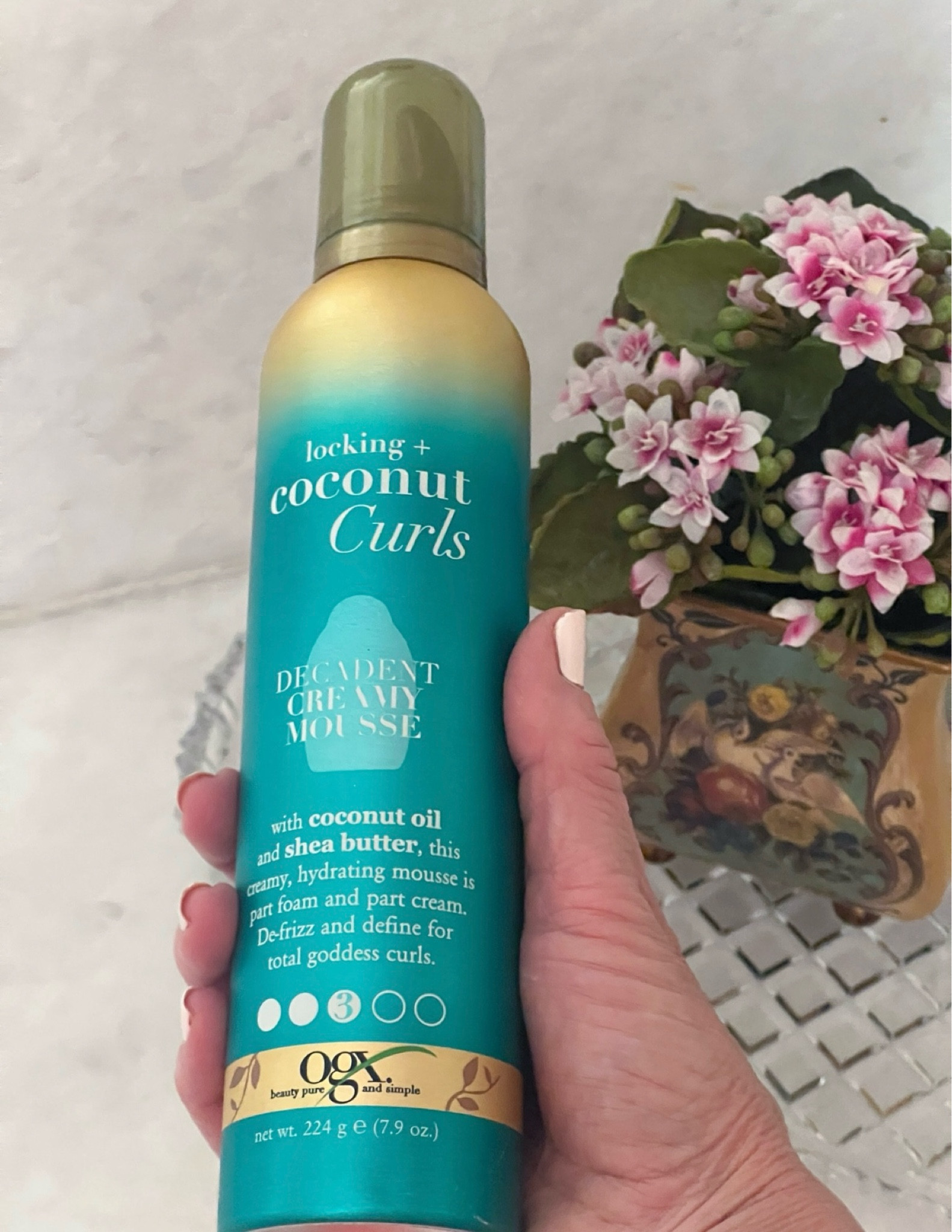 This is the styling mousse I use on my curly hair to lock in my curls! It leaves my hair soft and shiny.

I also use the products below!



#LTKFindsUnder50 #LTKOver40 #LTKBeauty