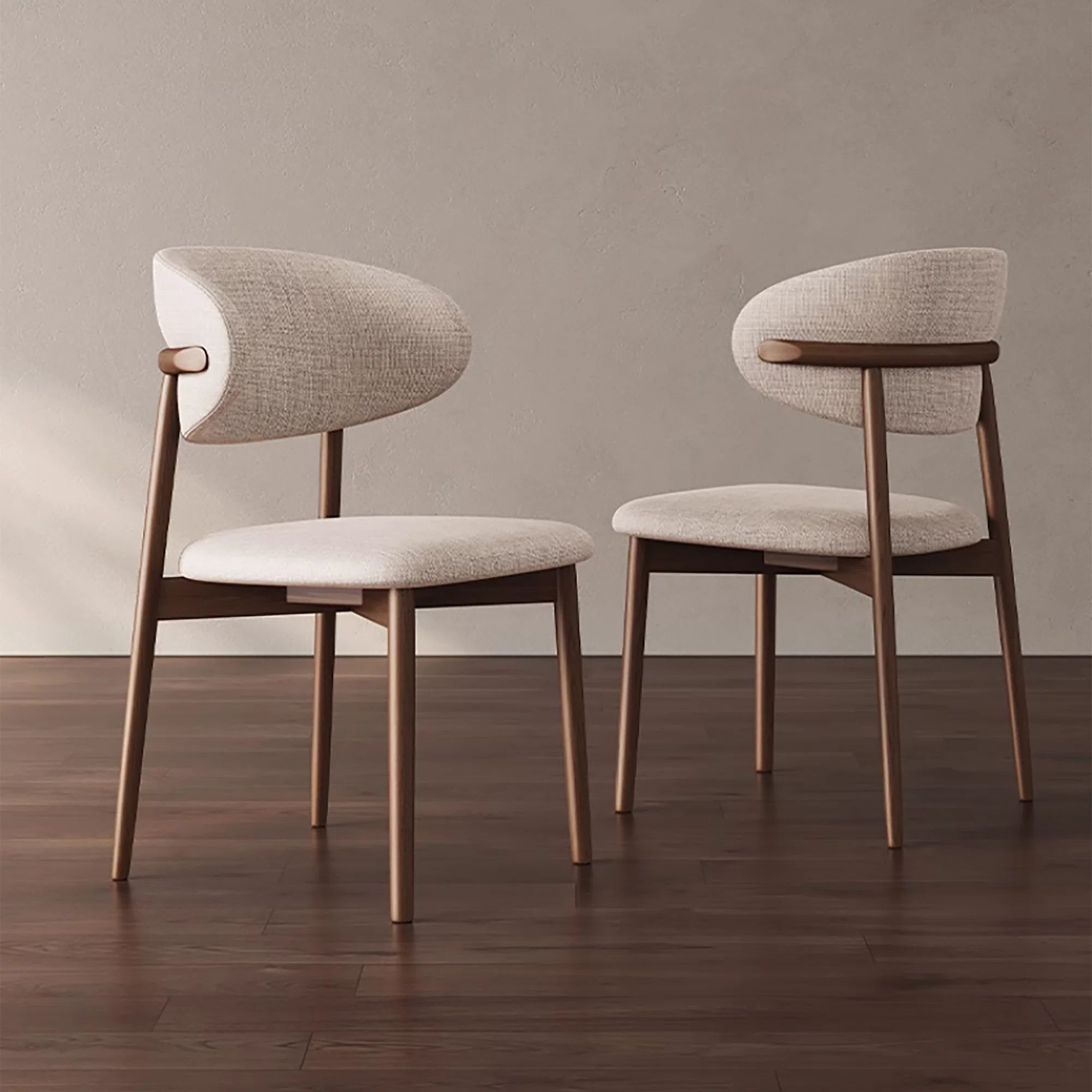 Orren Ellis Niell Mid-Century Ash Dining Chair, Solid Wood Legs | Wayfair | Wayfair North America