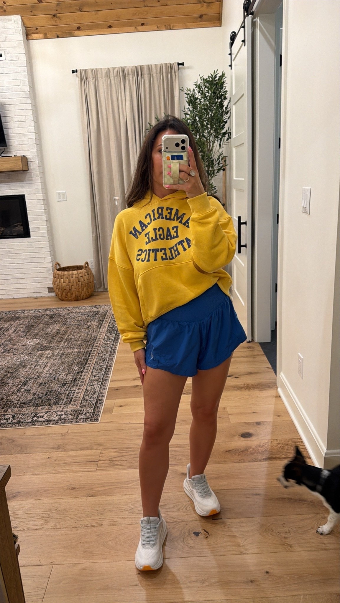 40% OFF ALL AE 
Snagged this hoodie last week and I love the color combo! Blue and yellow will forever be one of my fav duos

#LTKootd #LTKgrwm #LTKPetite