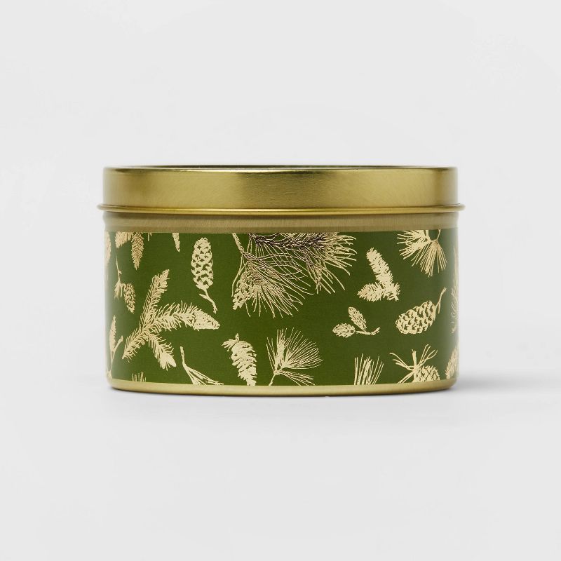 5oz Forest Fir Tin Green Candle - Threshold™ | Target