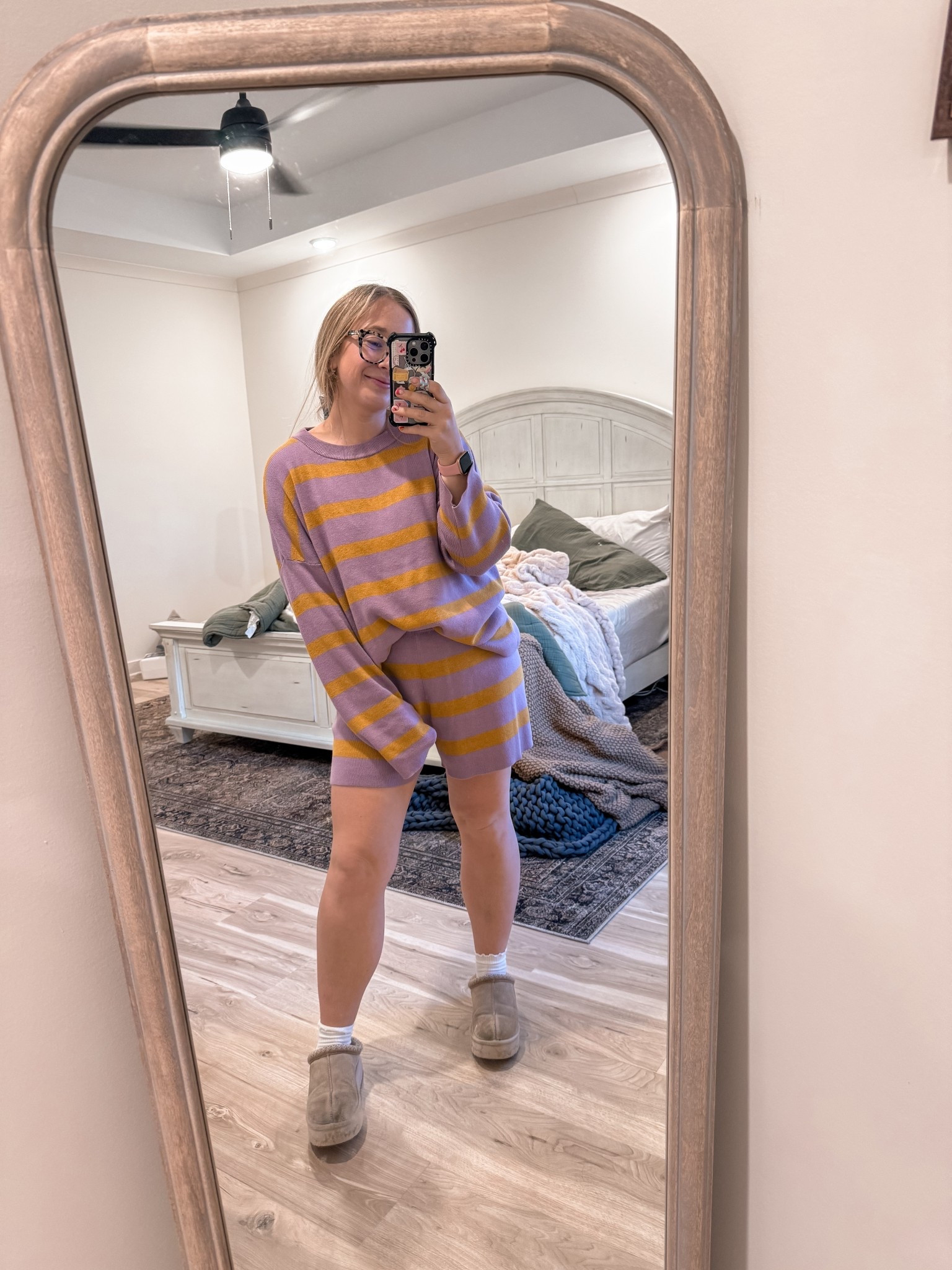 Casual Amazon outfit - loungewear - 2 piece set - striped sweater set - spring 2025 outfit 

#LTKMidsize #LTKU #LTKSeasonal
