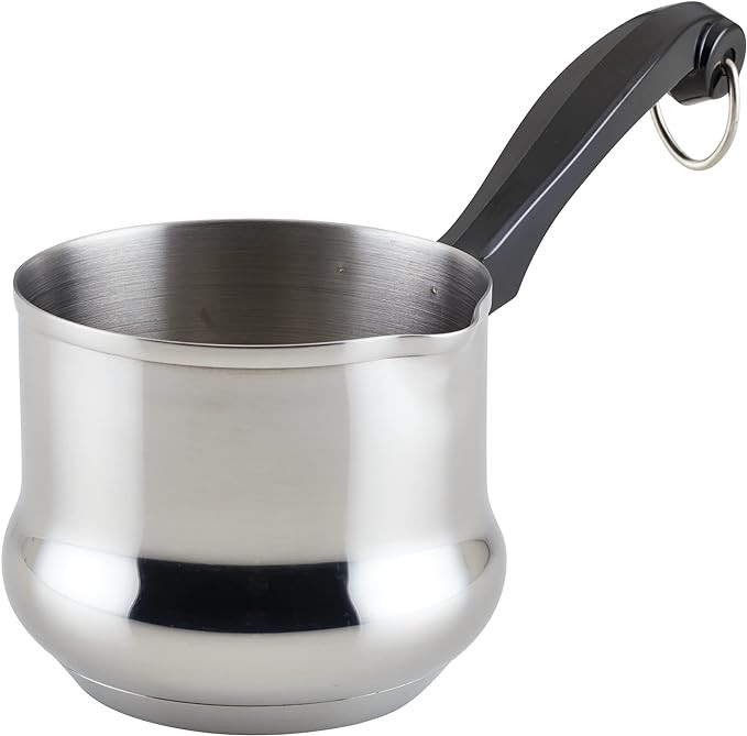 Farberware Classic Series Stainless Steel Butter Warmer/Small Saucepan Dishwasher Safe, 0.625 Qua... | Amazon (US)