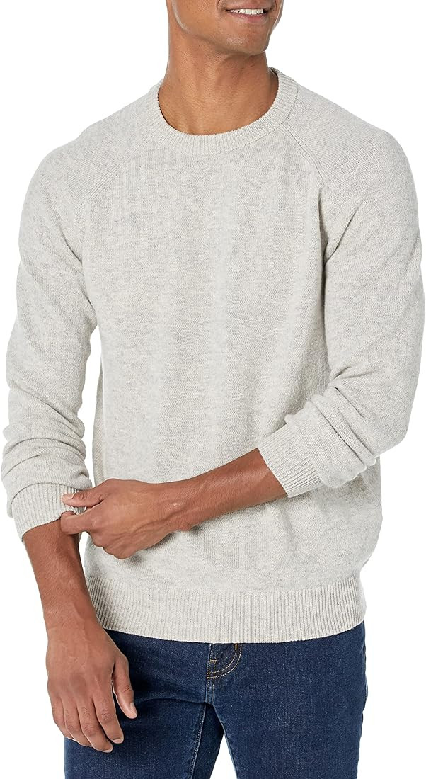 Goodthreads Men's Lambswool Crewneck Sweater | Amazon (US)