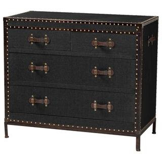 Benton Black 36.6 in. Accent Cabinet | The Home Depot