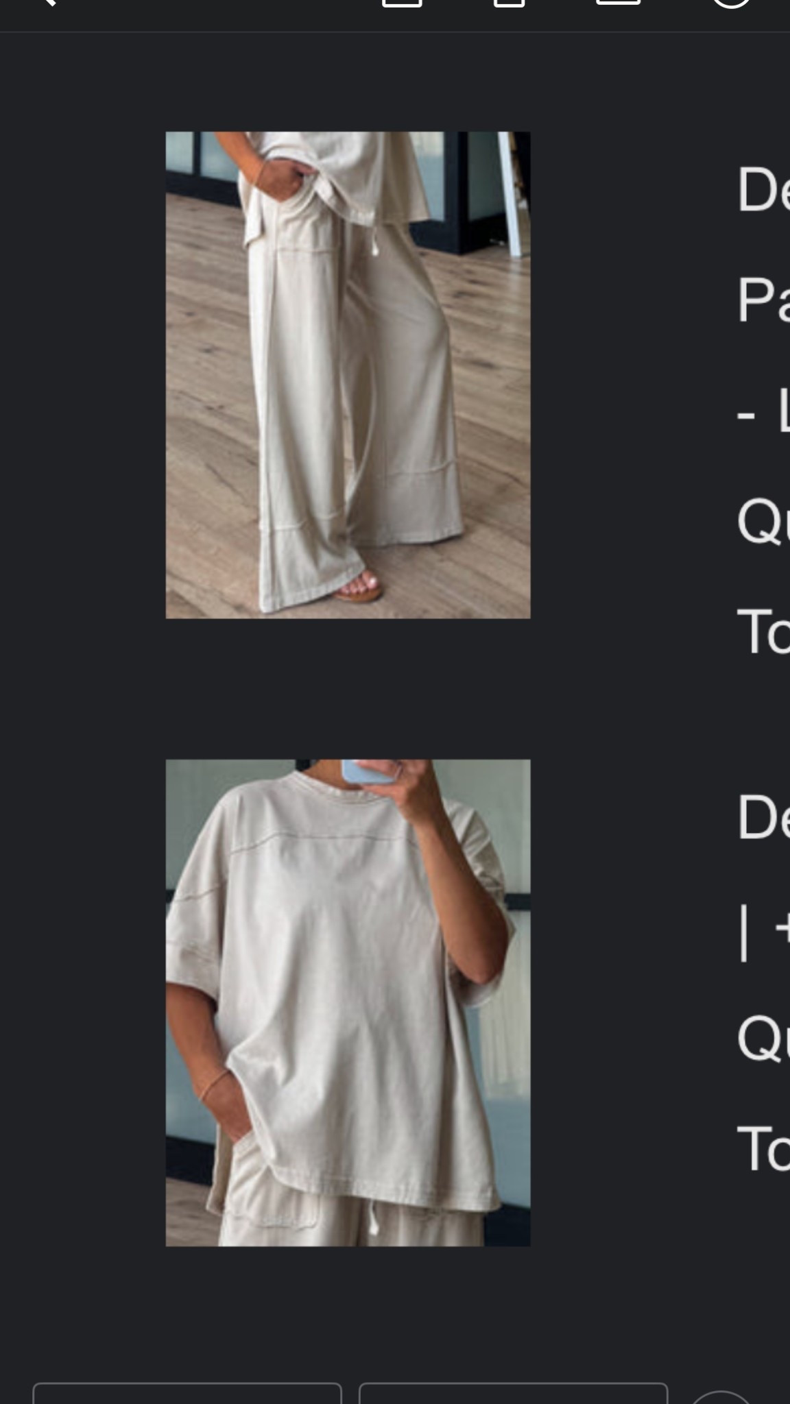 Just ordered, back in stock! Going to be my going home from the hospital, postpartum mom outfit 🤍 I got a large in both

#LTKFindsUnder50 #LTKBump #LTKMidsize