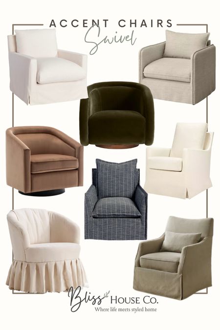 Swivel accent chairs

#LTKhome