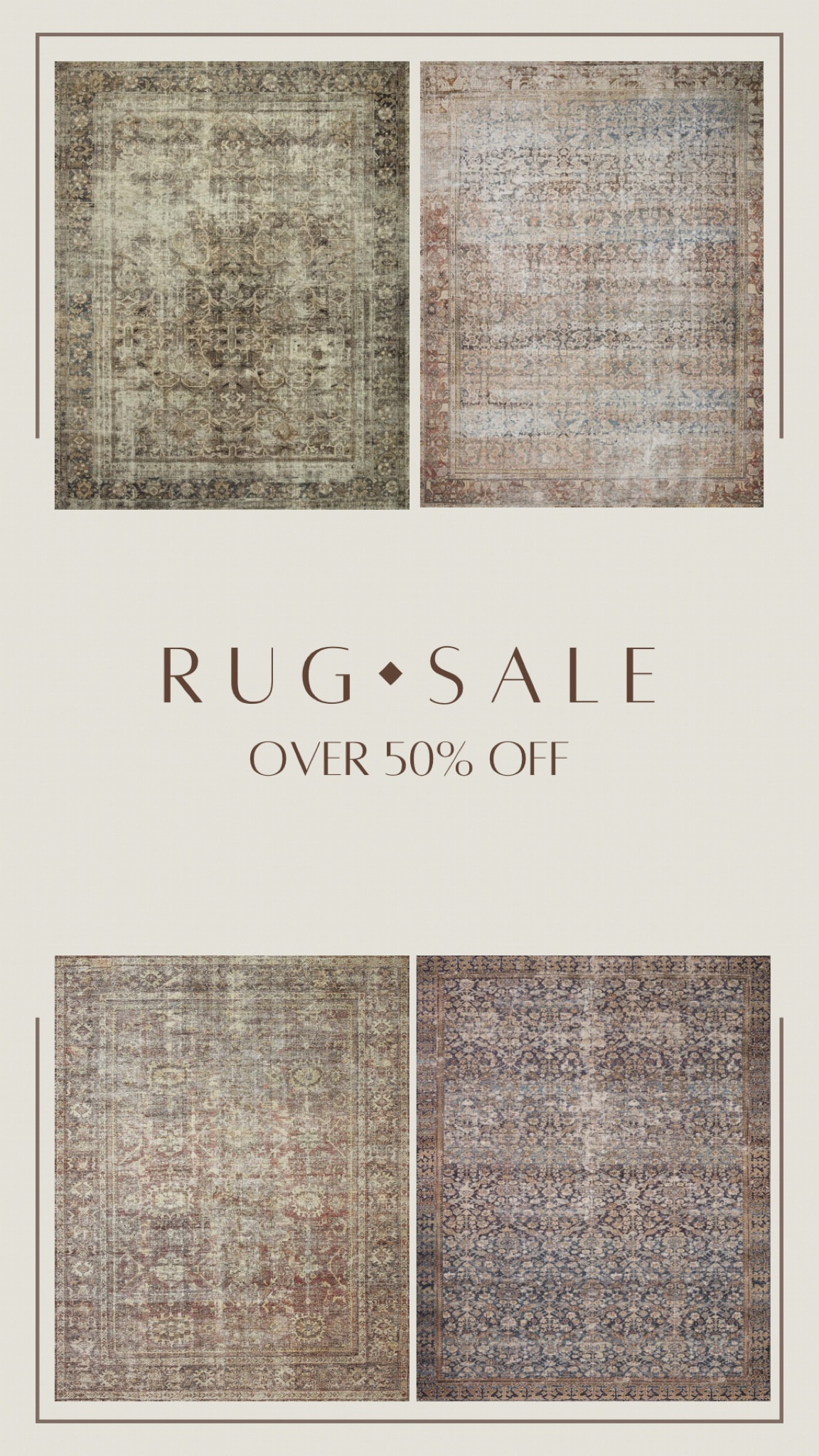 Rug sale. Loloi rugs. Home design. Home decor. Rugs for every room.

#LTKhome #LTKsalealert