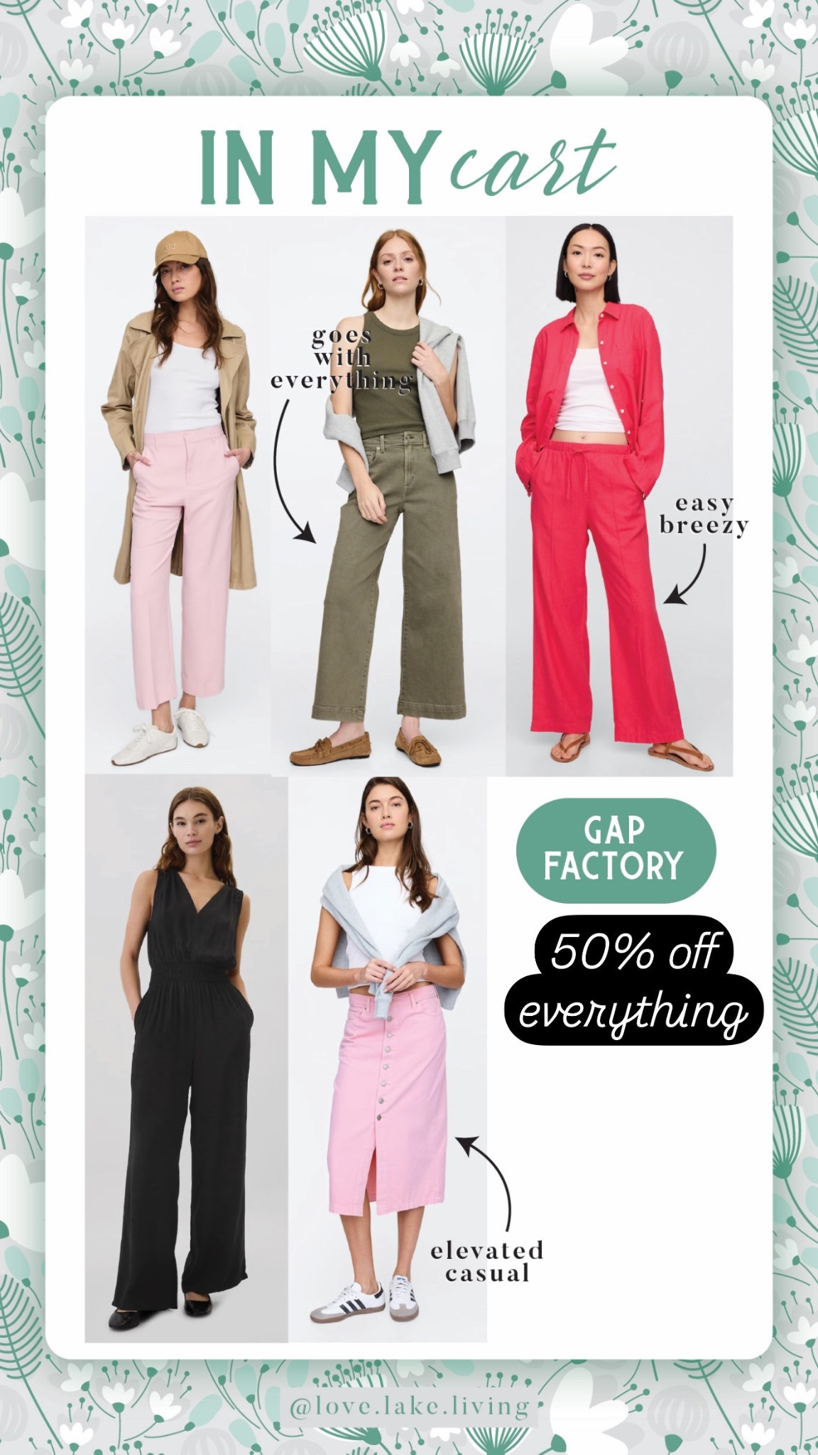 Gap Factory’s having a 50% off everything Friends & Family sale and here’s what’s in my cart! 

#LTKSpringSale #LTKFindsUnder100 #LTKOver40