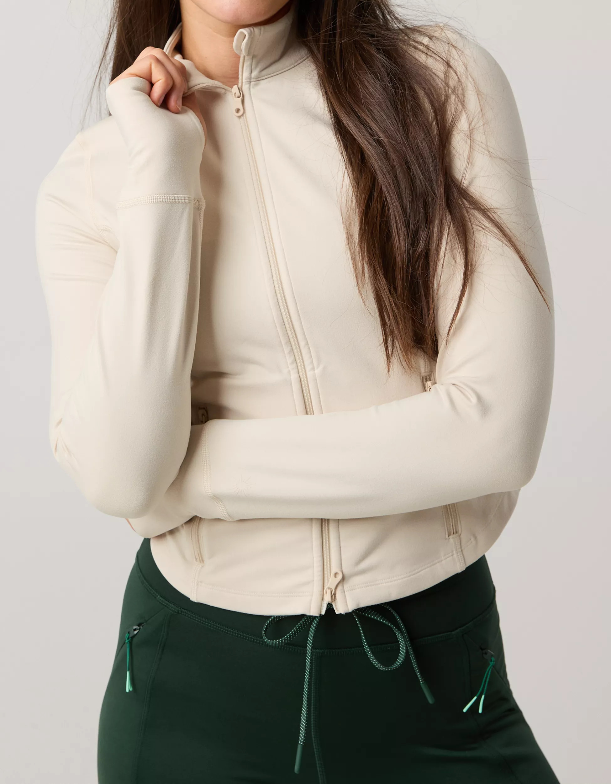 OFFLINE By Aerie The Hugger Double Zip Jacket | Aerie