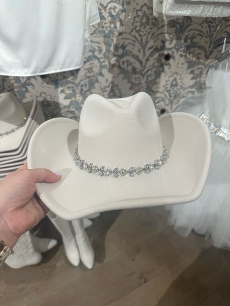The perfect hat for a bride to be bachelorette trip, GNO, country concert or costume. I’m OBSESSED with the Rhinestone detailing and it’s amazing quality  

#LTKFind #LTKstyletip #LTKunder100