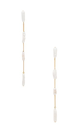 Amun Earrings in Pearl | Revolve Clothing (Global)