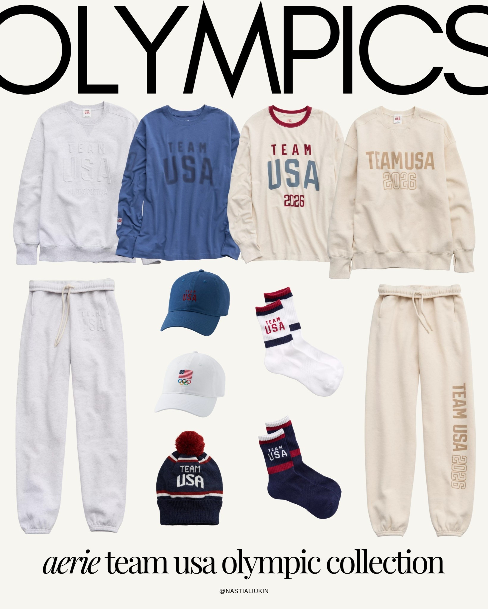NEW TEAM USA OLYMPIC collection just launched at #Aerie!!! (And just so happens to be my absolute fav sweatpants!!!) #teamusa #olympics 

#LTKootd