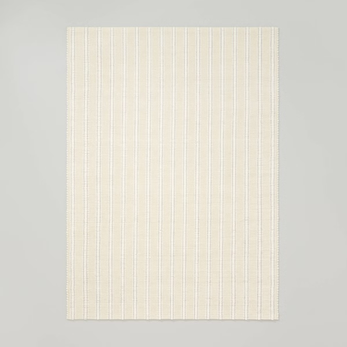 7' x 10' Chunky Texture Stripe Area Rug Cream - Hearth & Hand™ with Magnolia | Target