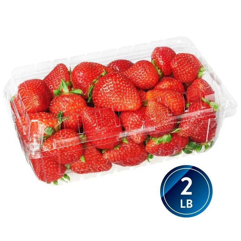 Fresh Strawberries, 2 lb Container - Walmart.com | Walmart (US)