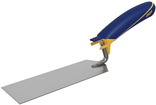QEP 6 in. x 2 in. Comfort Grip Flat Margin Flooring Trowel with Bucket Hook, Silver (42112) | Amazon (US)
