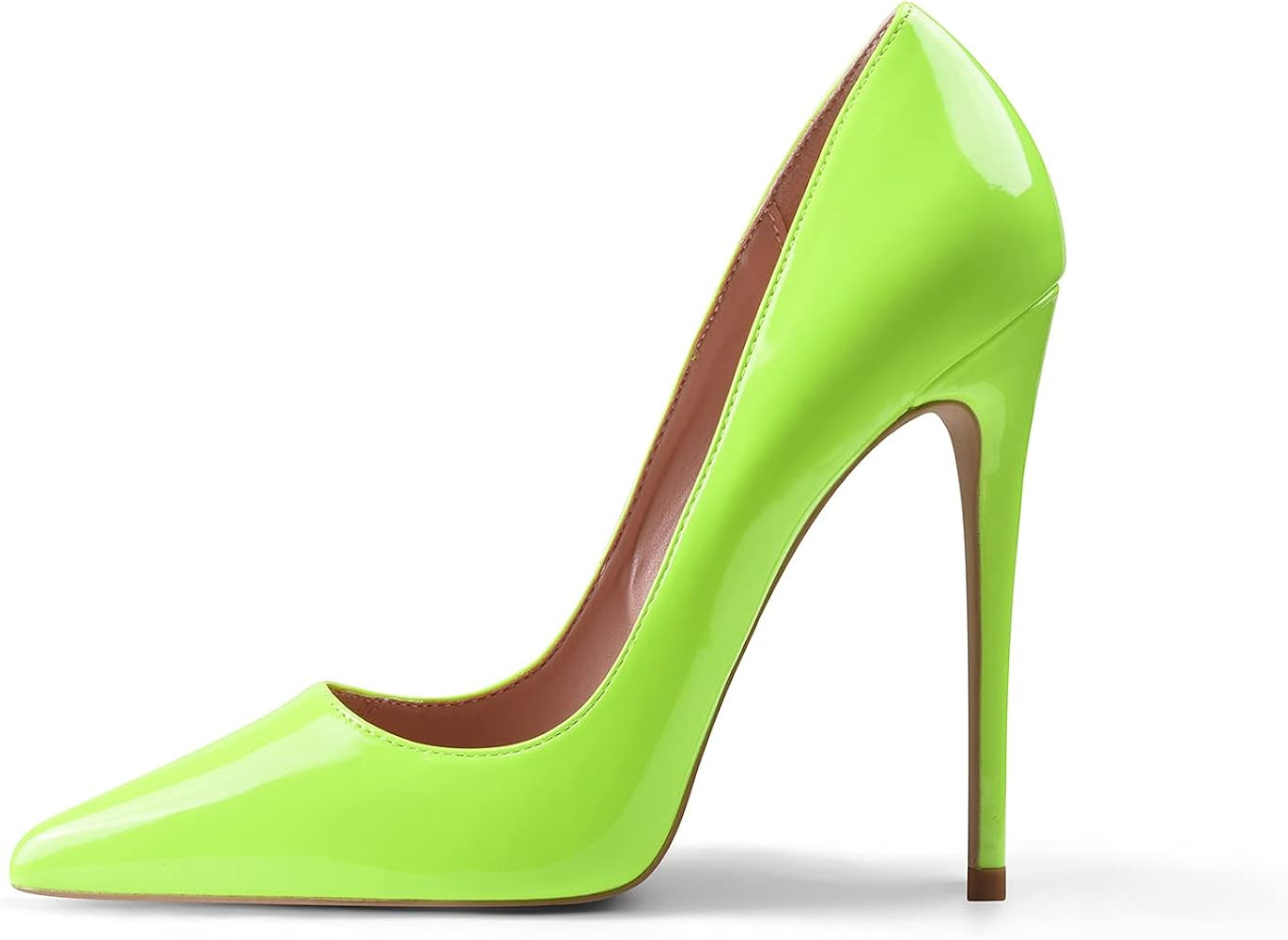 Elisabet Tang Women Pumps, Pointed Toe High Heel Glitter Rhinestone Heels Sparkly Prom Shoes Stilett | Amazon (US)