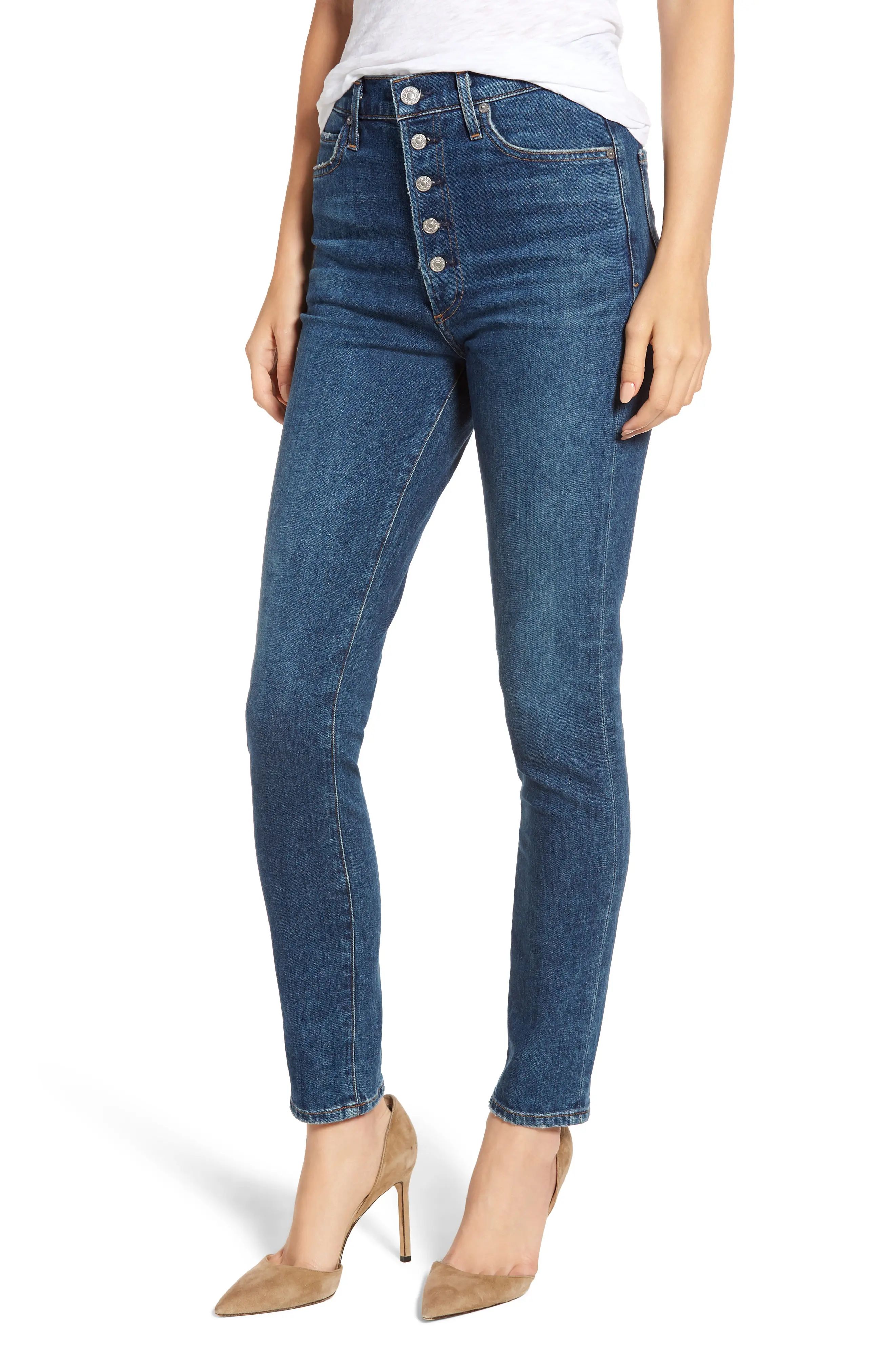 Citizens of Humanity Olivia High Waist Slim Jeans (Circa) | Nordstrom