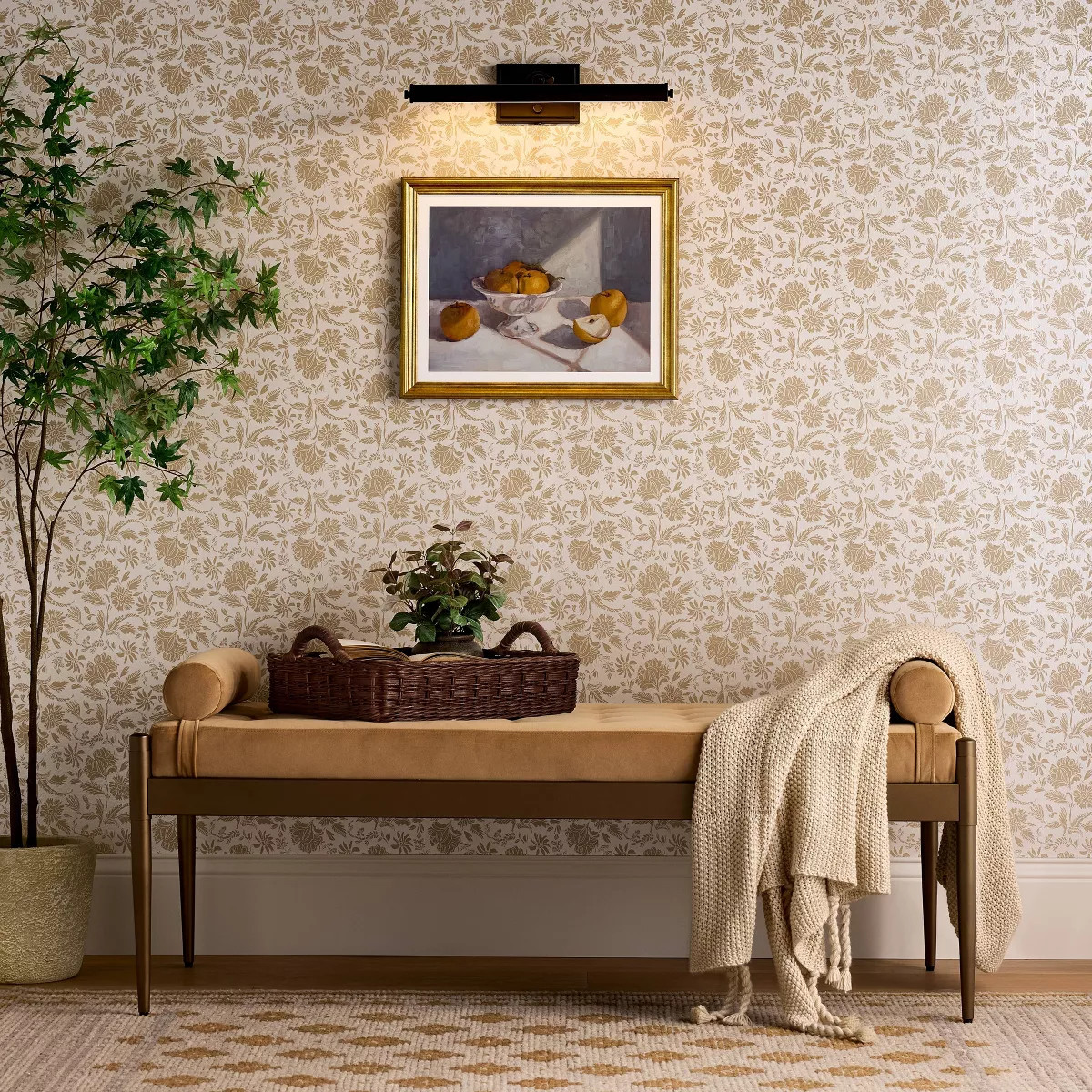 Wall Plug-in Sconce Black - Threshold™ designed with Studio McGee: Integrated LED, Iron Shade, ... | Target