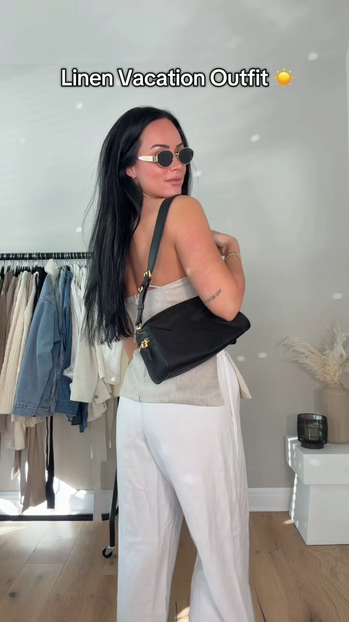 A linen outfit is a must on vacation ✨I will have my outfit details on my LTK (outfit inspo section)

My sizing 5’7, 145lbs, 32dd
I’m wearing a size 6/M top, size M pants 

@Aritzia #aritzialodgepants #vacationoutfit #linenpants #linenoutfit 

#LTKgrwm #LTKU #LTKootd