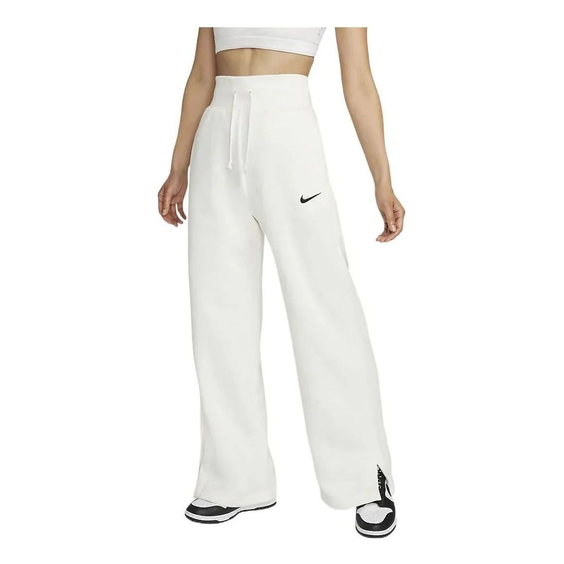 (WMNS) Nike Sportswear Phoenix Sweatpants 'White' DQ5616-133 | KICKS CREW