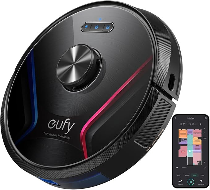eufy by Anker, RoboVac X8, Robot Vacuum with iPath Laser Navigation, Twin-Turbine Technology gene... | Amazon (US)