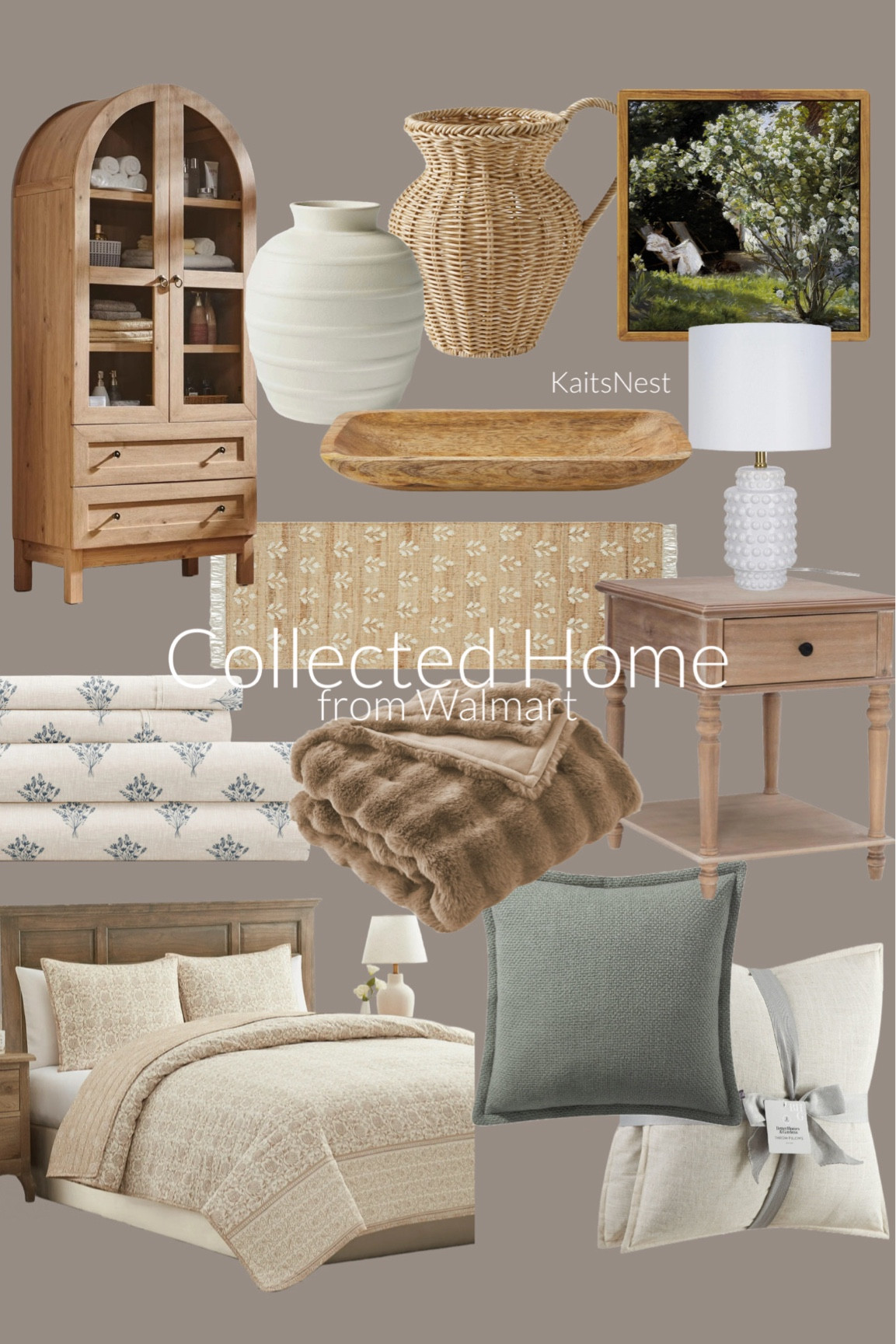 Collected home finds from Walmart! Walmart home. Walmart home finds. Collected home. Cozy home. Cottage. Walmart furniture. Walmart finds. Walmart home 2025. 

#LTKSeasonal #LTKStyleTip #LTKHome