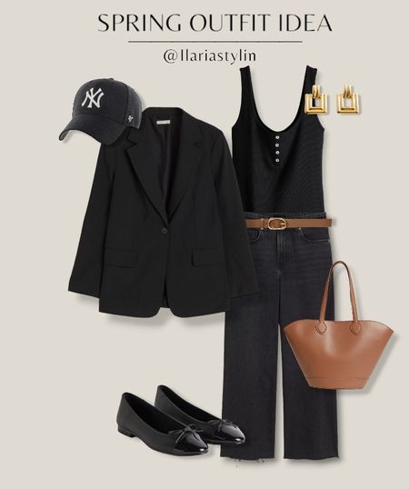 SPRING OUTFIT IDEA 🖤

fashion inspo, spring outfit, spring fashion, spring style, outfit idea, outfit inspo, casual chic outfit, casual chic ootd, chic outfit, chic ootd, black blazer, black top, ribbed top, tank top, black jeans, wide leg jeans, ballet flats, black flats, tan bag, brown bag, black cap, baseball hat, tote bag, shoulder bag, h&m, m&s, style inspo, women fashion

