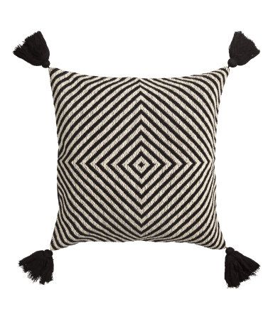 H&M Cushion Cover with Tassels $24.99 | H&M (US)