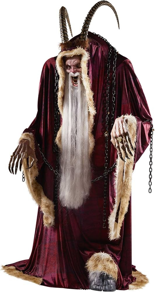 Spirit Halloween 7 Ft 3 In Krampus Animatronic, Multicolor | Amazon (US)