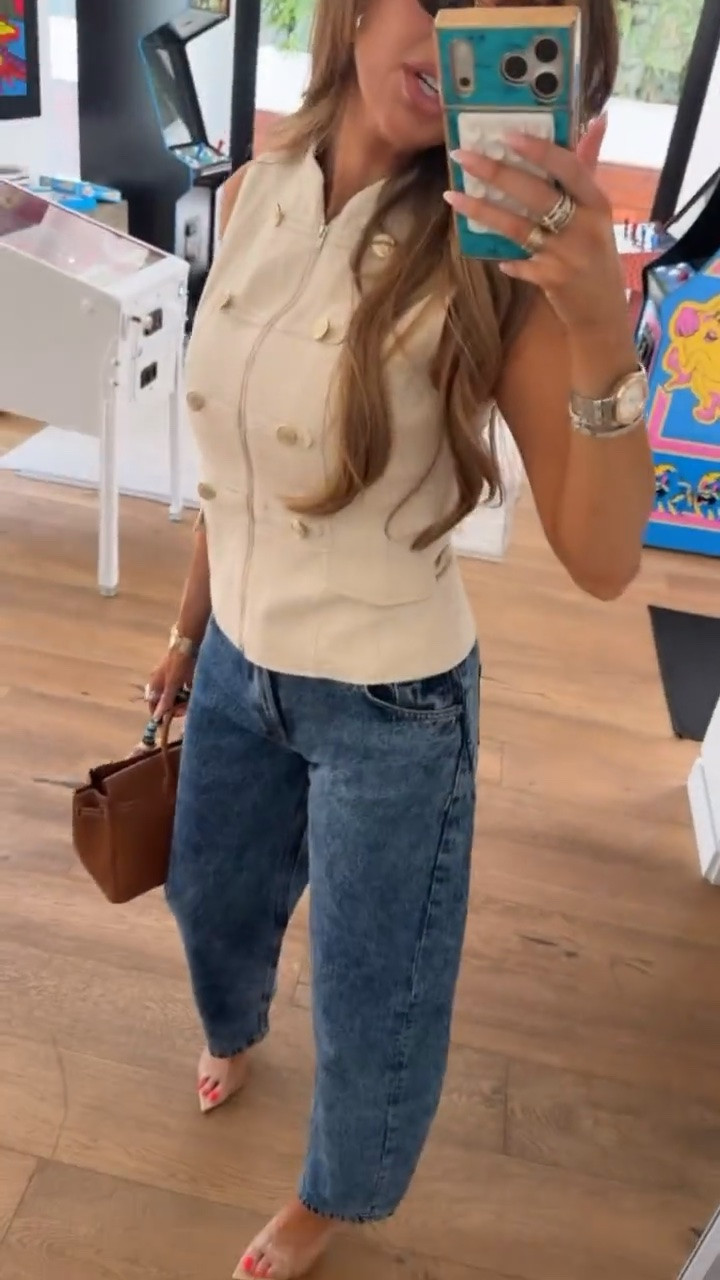 Zara OOTD! This vest has been a top seller! Wearing size small and my jeans are currently out of stock! 

Zara fashion, Zara finds, Nordstrom fashion, Nordstrom jewelry, Summer outfits, Business casual workwear m, Barrel jeans, Date night outfits, Fall outfits women, Teacher outfits, Gemme Beauty, Emily Gemma

#LTKWorkwear #LTKSeasonal #LTKdayinmylife