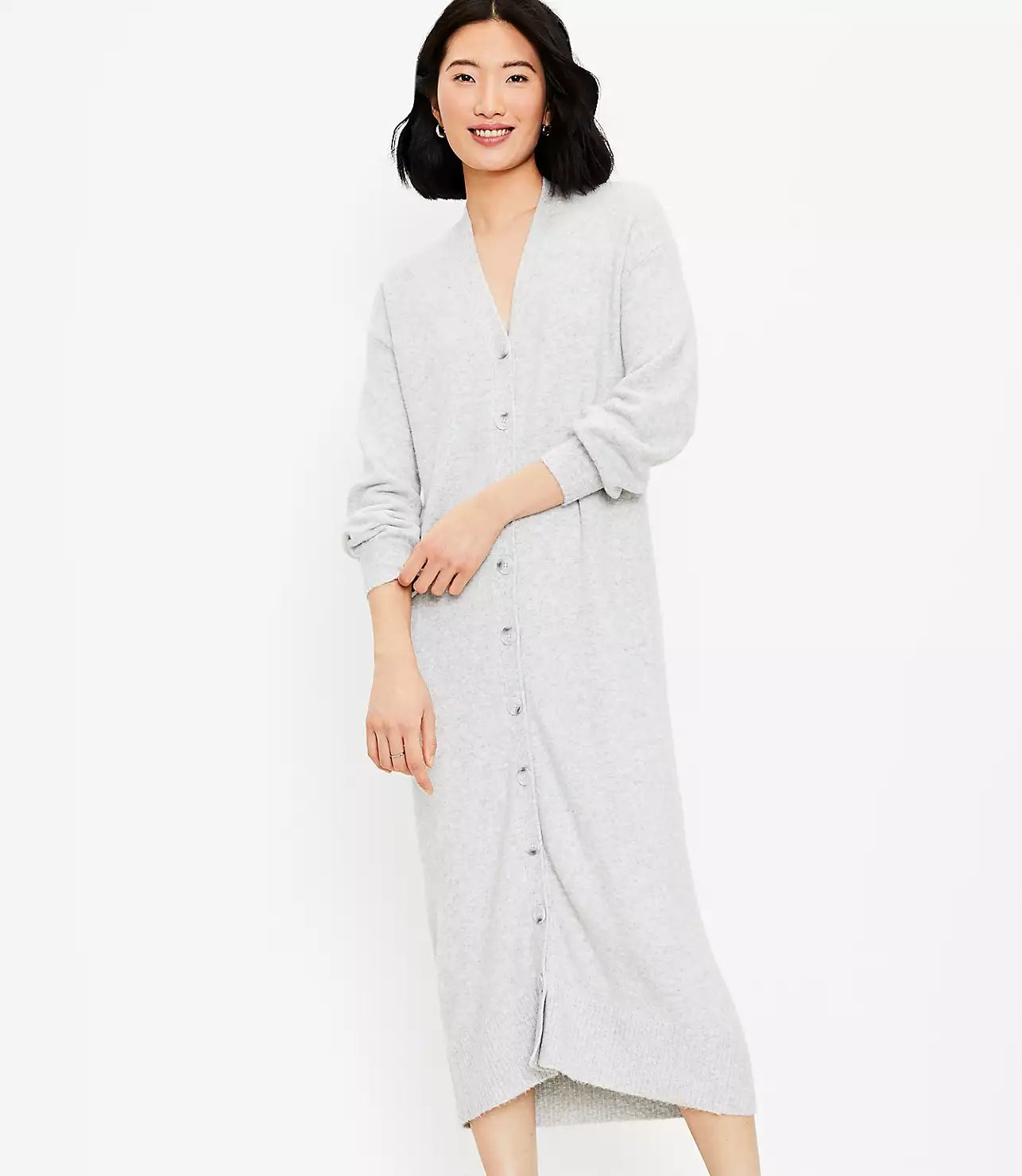 Midi Cardigan Dress | LOFT | LOFT