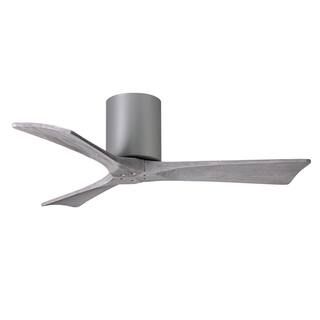 Atlas Irene 42 in. Indoor/Outdoor Brushed Nickel Ceiling Fan with Remote Control and Wall Control... | The Home Depot