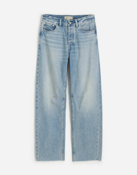 The Curvy Darted Barrel-Leg Jean | Madewell