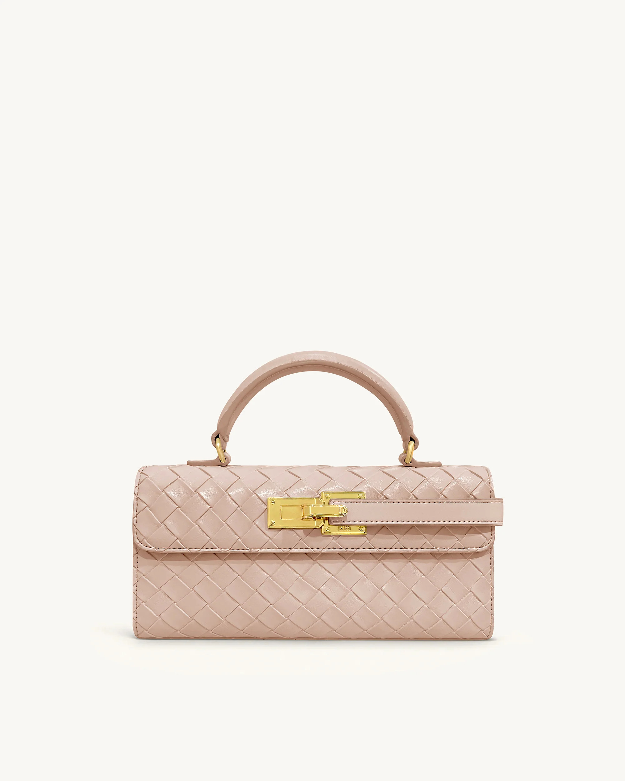 Keyla Weave Texture Top Handle Bag - Pink | JW PEI US