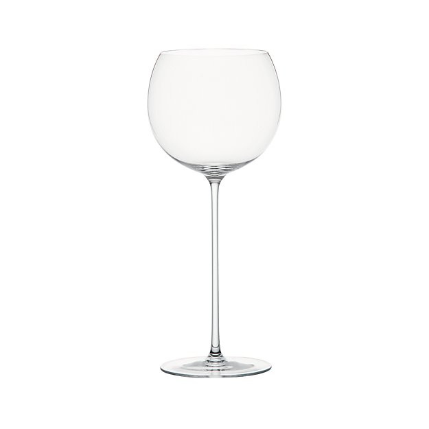 Camille 23 Oz. Long Stem Wine Glass - Red + Reviews | Crate and Barrel | Crate & Barrel