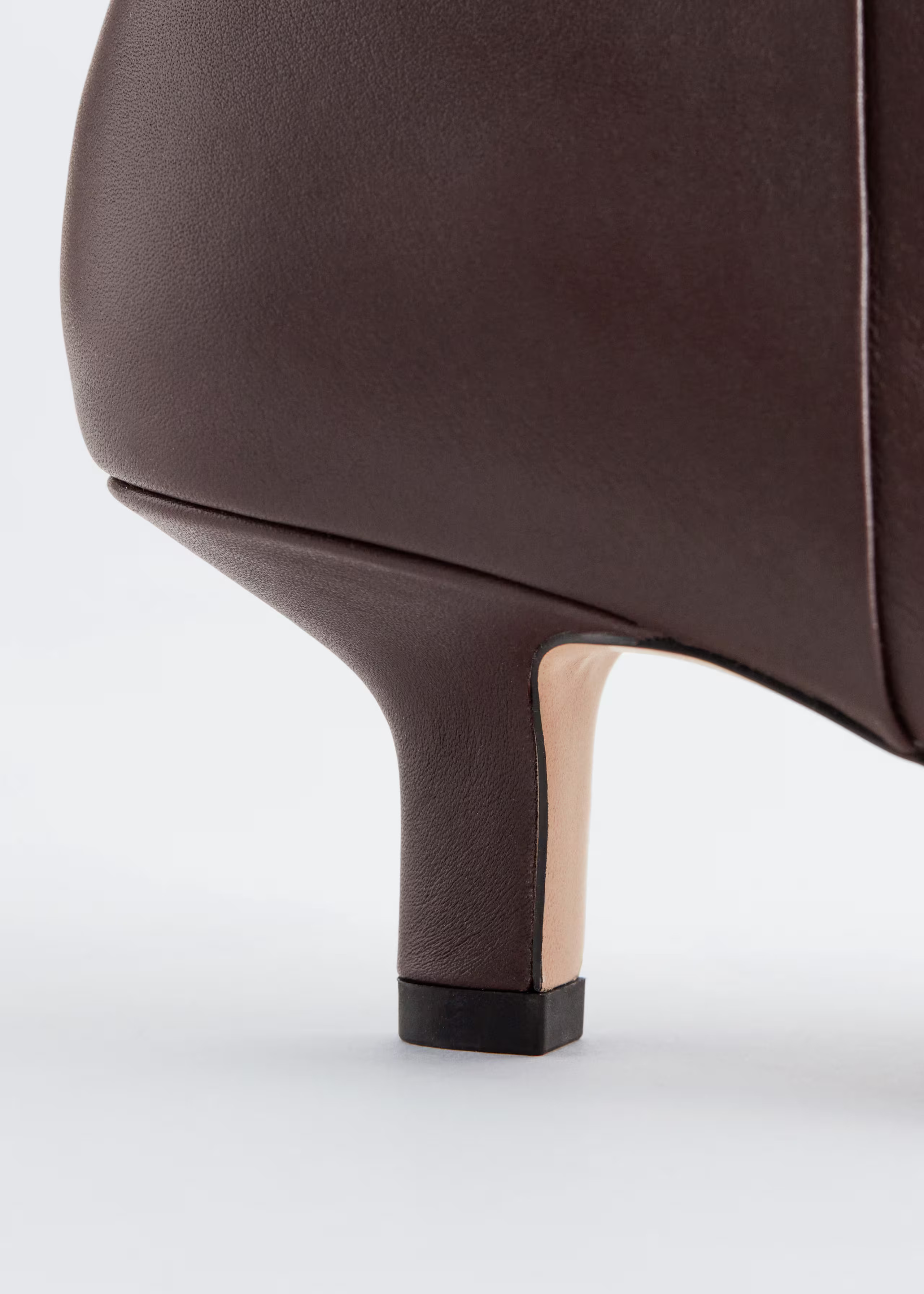 Kitten Heel Leather Knee Boots | & Other Stories UK