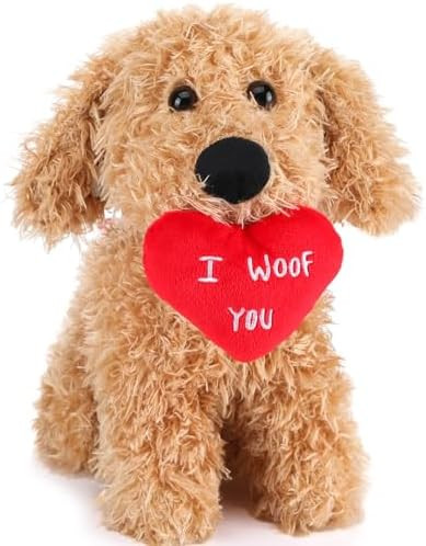 Civaner Valentine Dog Highland Cow Hippo Frog Stuffed Animal Plush Gift with Rose Funny Cute Stuf... | Amazon (US)