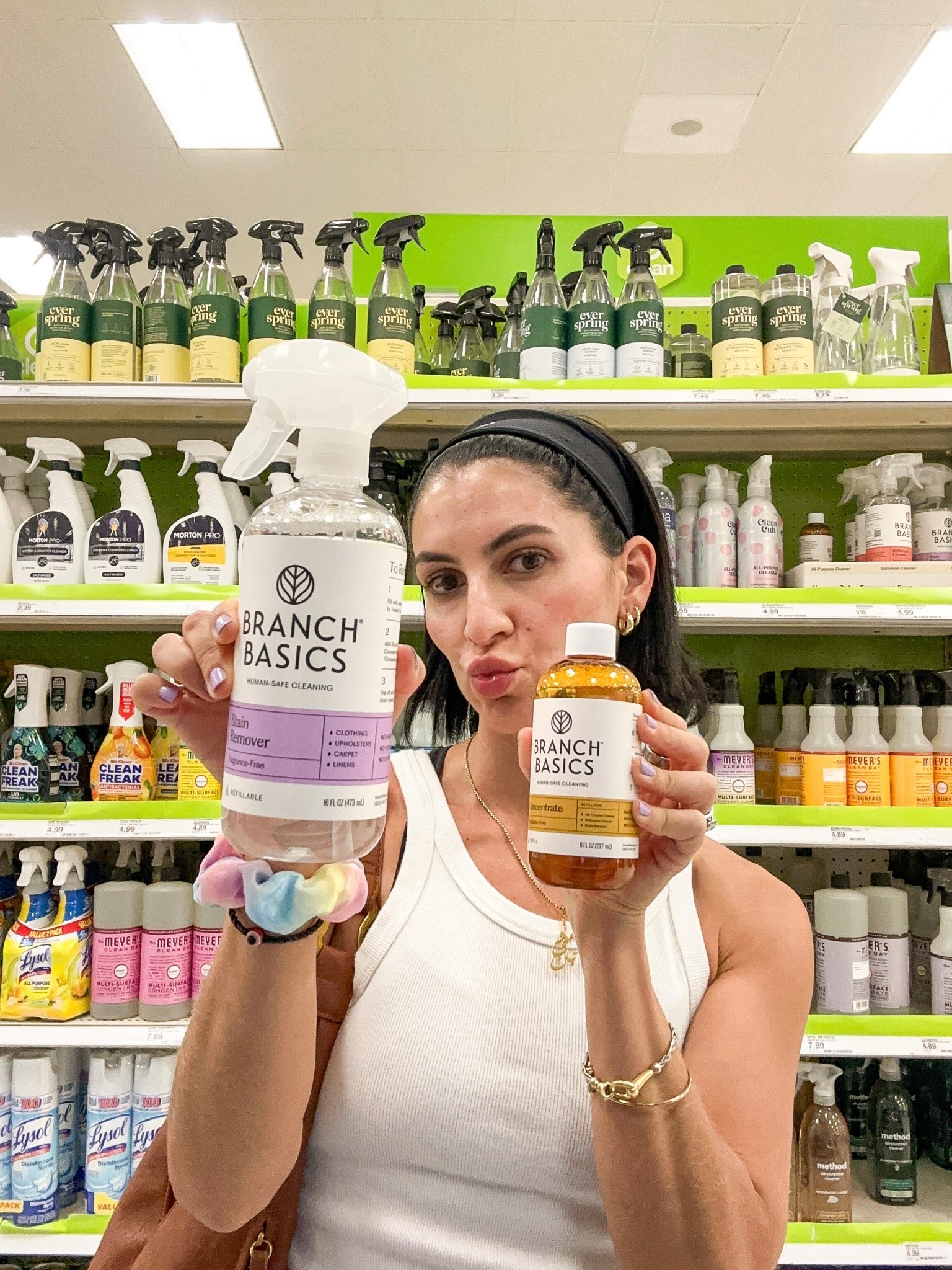 I love Branch Basics because one concentrate replaced all the toxic cleaners under my sink. It’s safe for Olive, fragrance-free, and actually works. I use it on everything, from counters, high chair, floors, windows, laundry stains, even makeup brushes and produce. One bottle makes dozens of cleaners, so no more clutter, and I have peace of mind knowing it’s non-toxic!! 

#LTKHome #LTKFindsUnder50 #LTKFamily