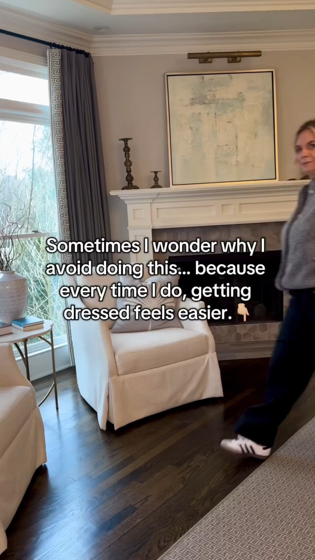 The “this” = planning outfits ahead of time. 

Not a full capsule. 
Not a Pinterest board. 
Just taking 15 minutes to pair real outfits from your actual closet. 

When you plan outfits in advance: 
• mornings feel calmer 
• decision fatigue disappears 
• you stop defaulting to the same “safe” look 
• and everything in your closet gets worn more intentionally 

Most women don’t struggle with style — they struggle with systems. 

That’s exactly what we help our clients build. Outfit formulas, closet edits, and a wardrobe that works for real life, not a fantasy version of it. 

If getting dressed feels harder than it should, this is your sign. ✨ Link in bio to work with our personal styling team.