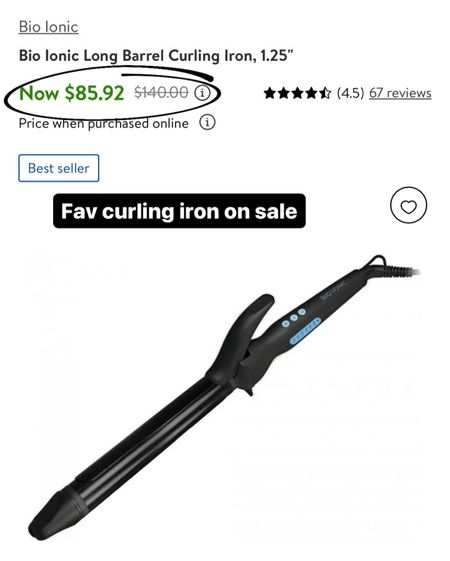 Fav curling iron on sale again. This is one of the lowest I’ve seen it. 
You can adjust the heat 


#LTKsalealert #LTKbeauty #LTKunder100