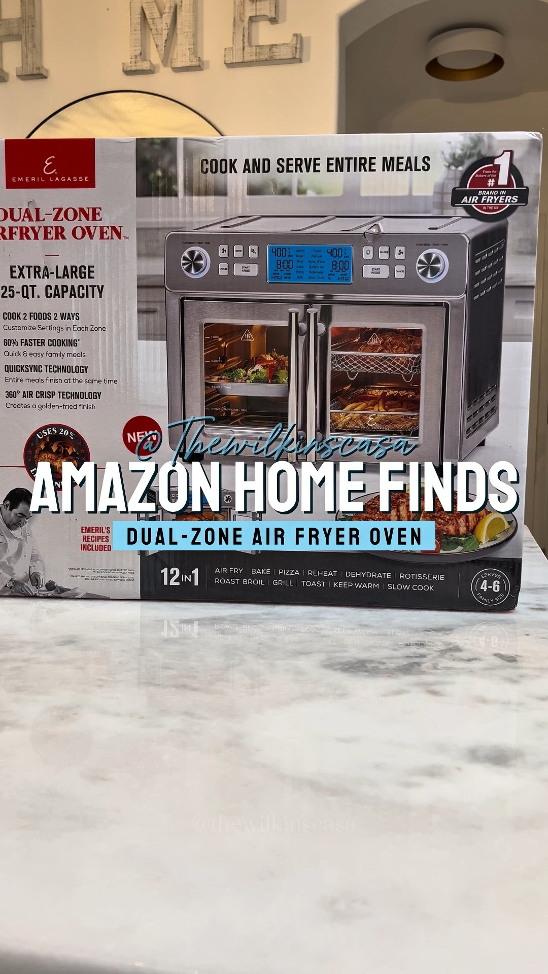 This air fryer changed our kitchen game! 🔥
We’ve had the Emeril Lagasse Dual Zone 360 Air Fryer Oven for over a year now—and it’s still our go-to for quick, crispy, multi-zone cooking. The 25QT capacity + French doors make it perfect for busy families and batch cooking.
Linked on my LTK and Amazon Storefront for easy shopping!

#EmerilAirFryer #AirFryerReview #KitchenAppliances #AmazonKitchenFinds #LTKHome #LTKAmazon #CountertopOven #DualZoneCooking #AirFryerRecipes #KitchenFavorites #AmazonMustHaves

#LTKHome