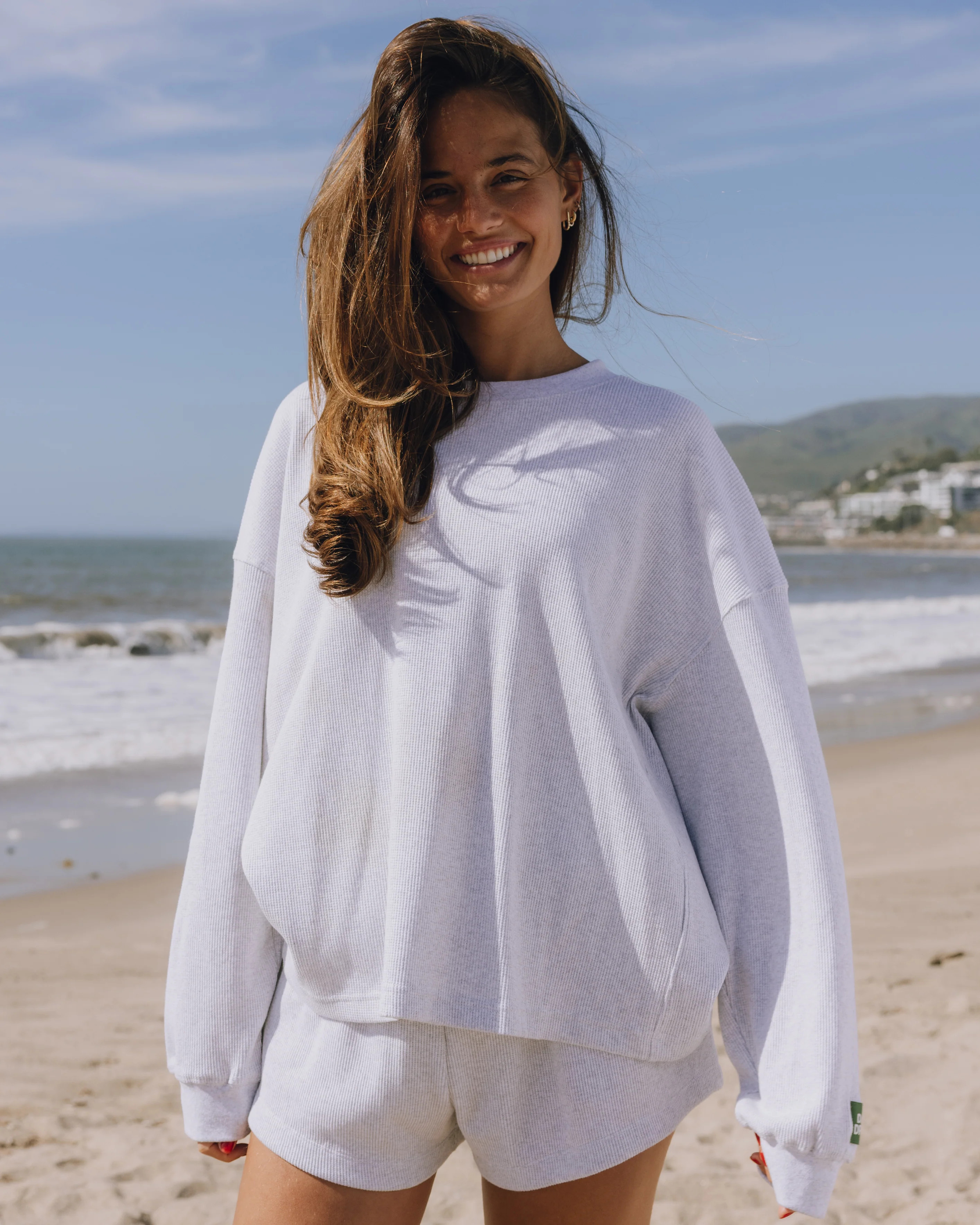 Oversized Thermal - Light Grey | Daily Drills LLC