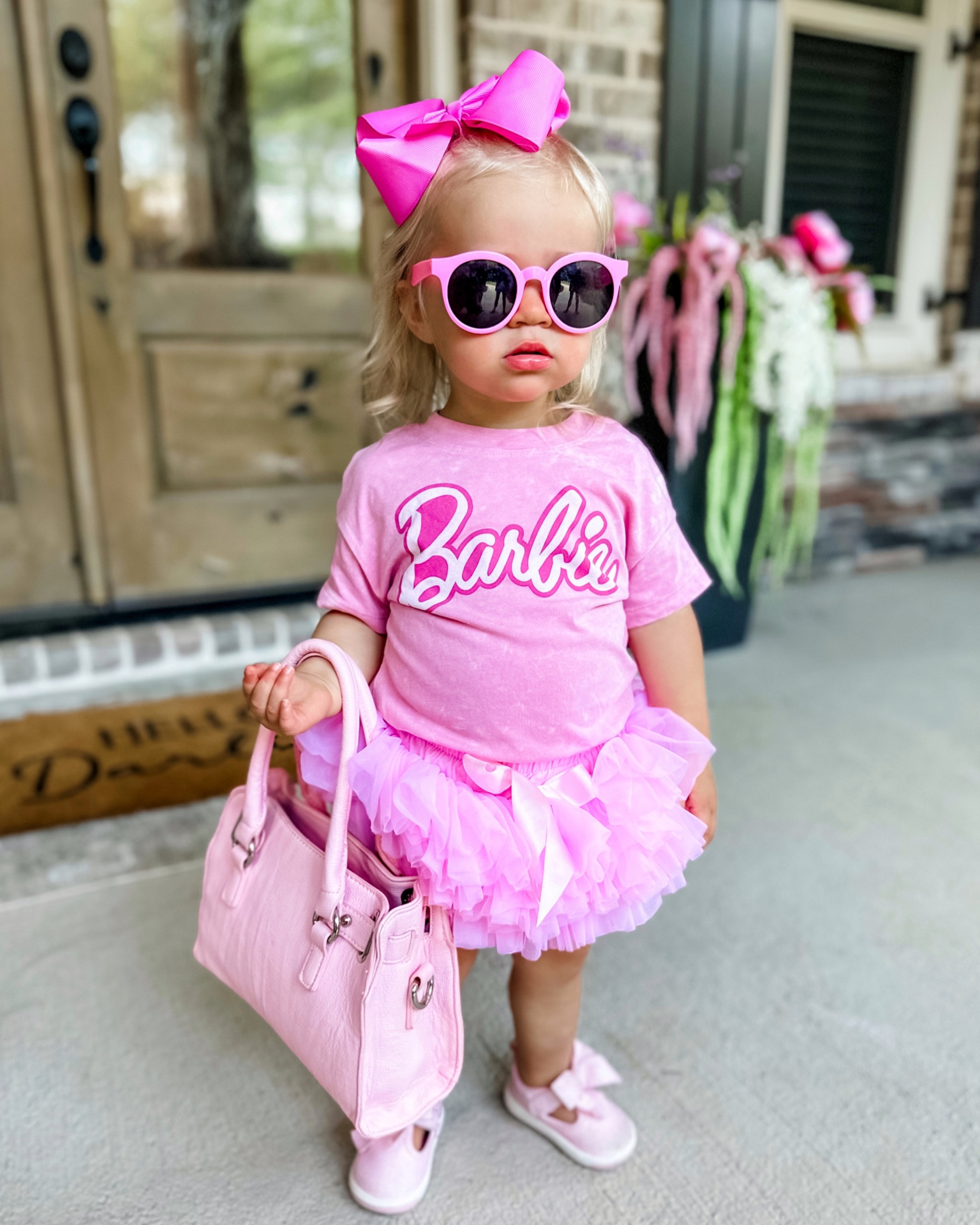 Barbie Girl Outfit for babies. Baby Girl Barbie Outfit. This Pink