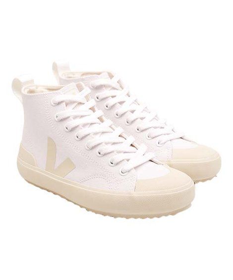 VEJA White High Nova Hi-Top Leather Sneaker - Women | Best Price and Reviews | Zulily | Zulily