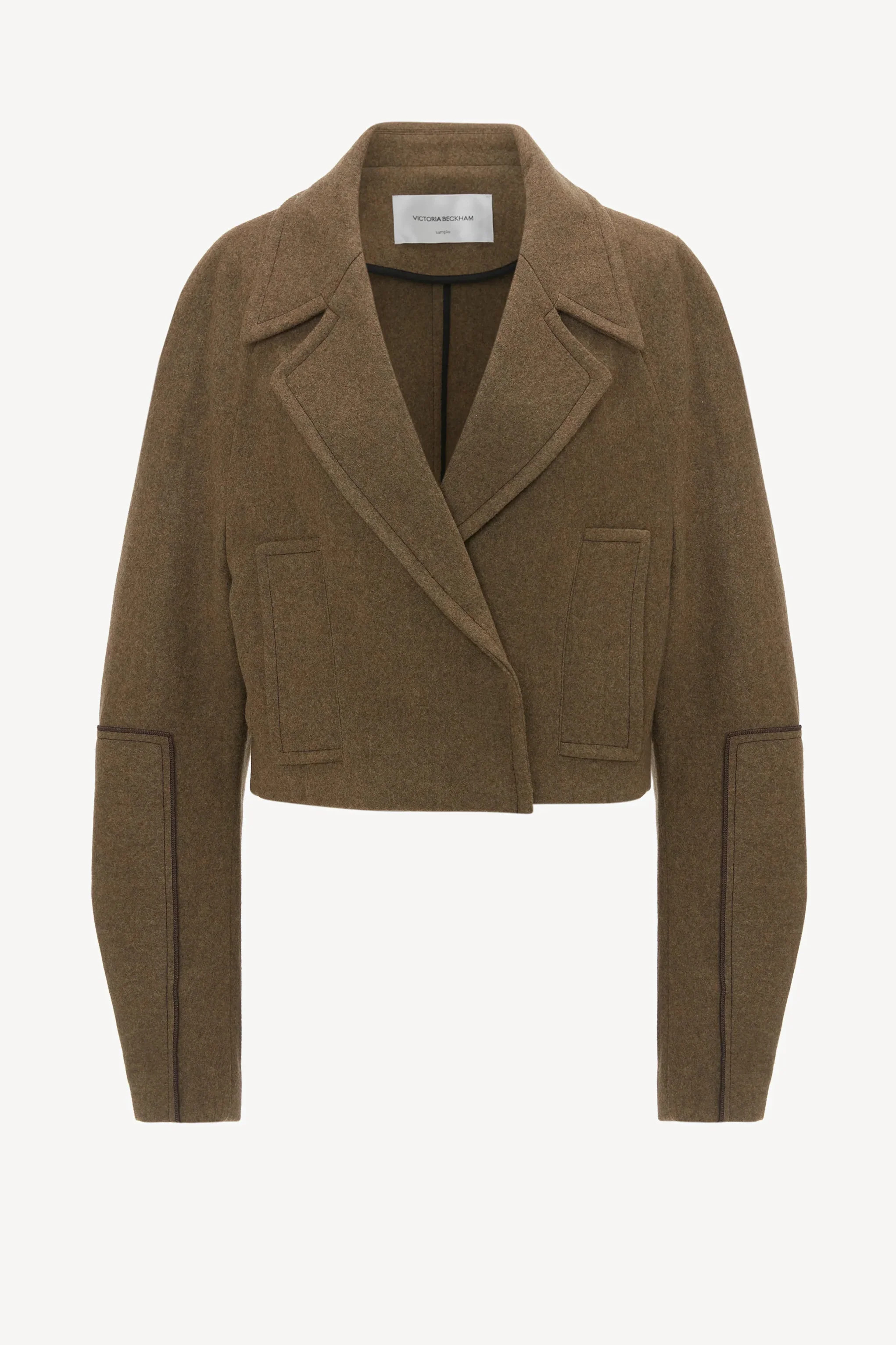 Jacke Cropped Pea in Khaki | ANITA HASS