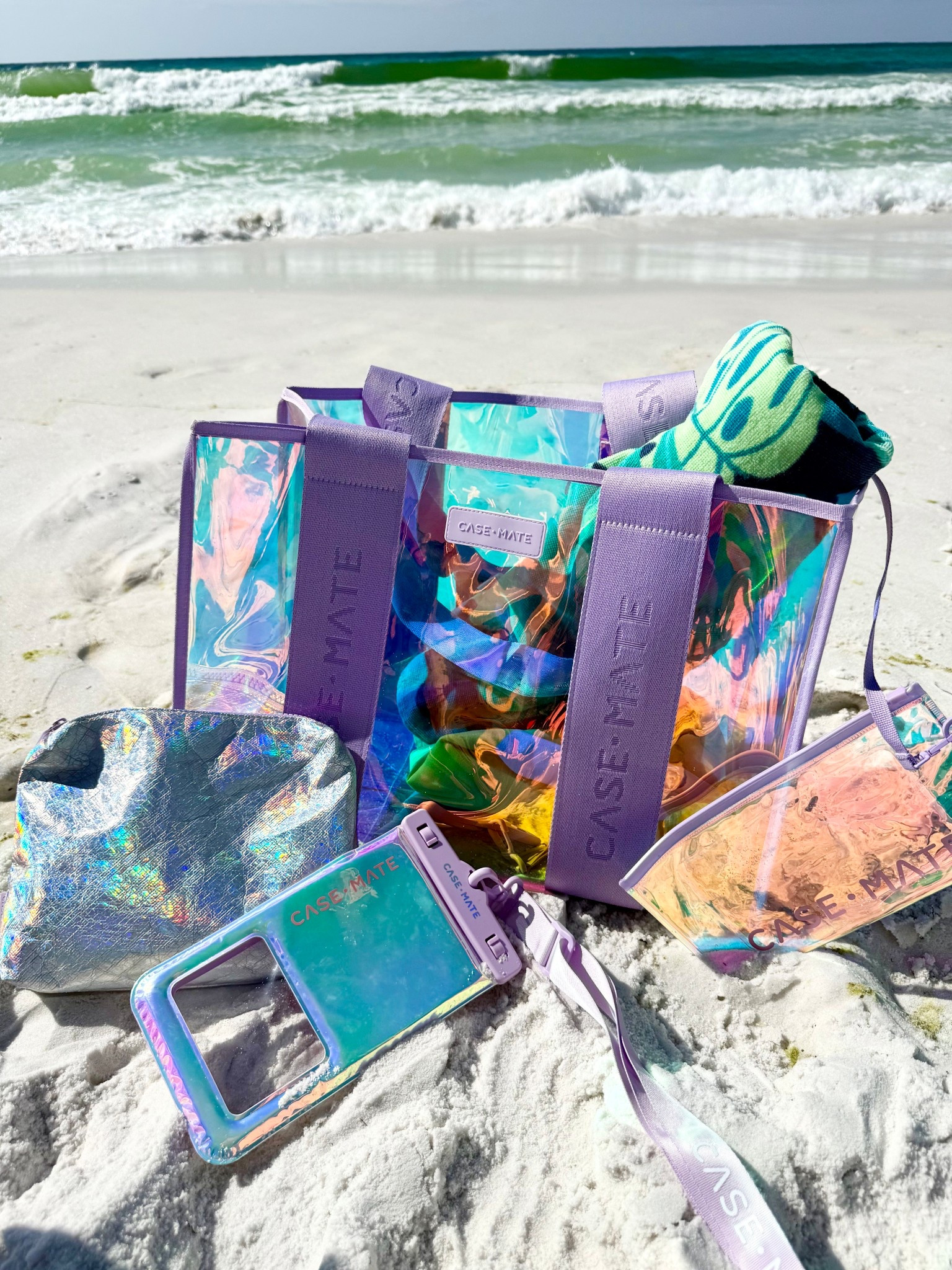 My favorite beach bag - waterproof and sand repellent! Machine washable! Holds a ton and gets a ton of compliments! Comes in other colors! 

#LTKSaleAlert #LTKItBag #LTKSwim