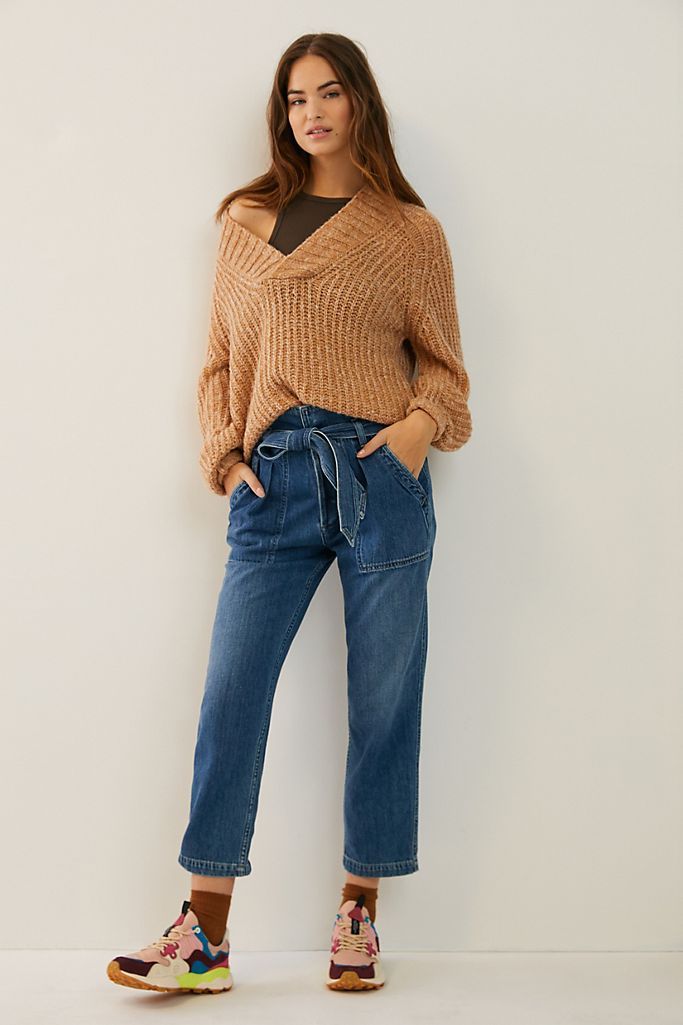 Citizens of Humanity Noelle Ultra High-Rise Belted Cargo Jeans | Anthropologie (US)