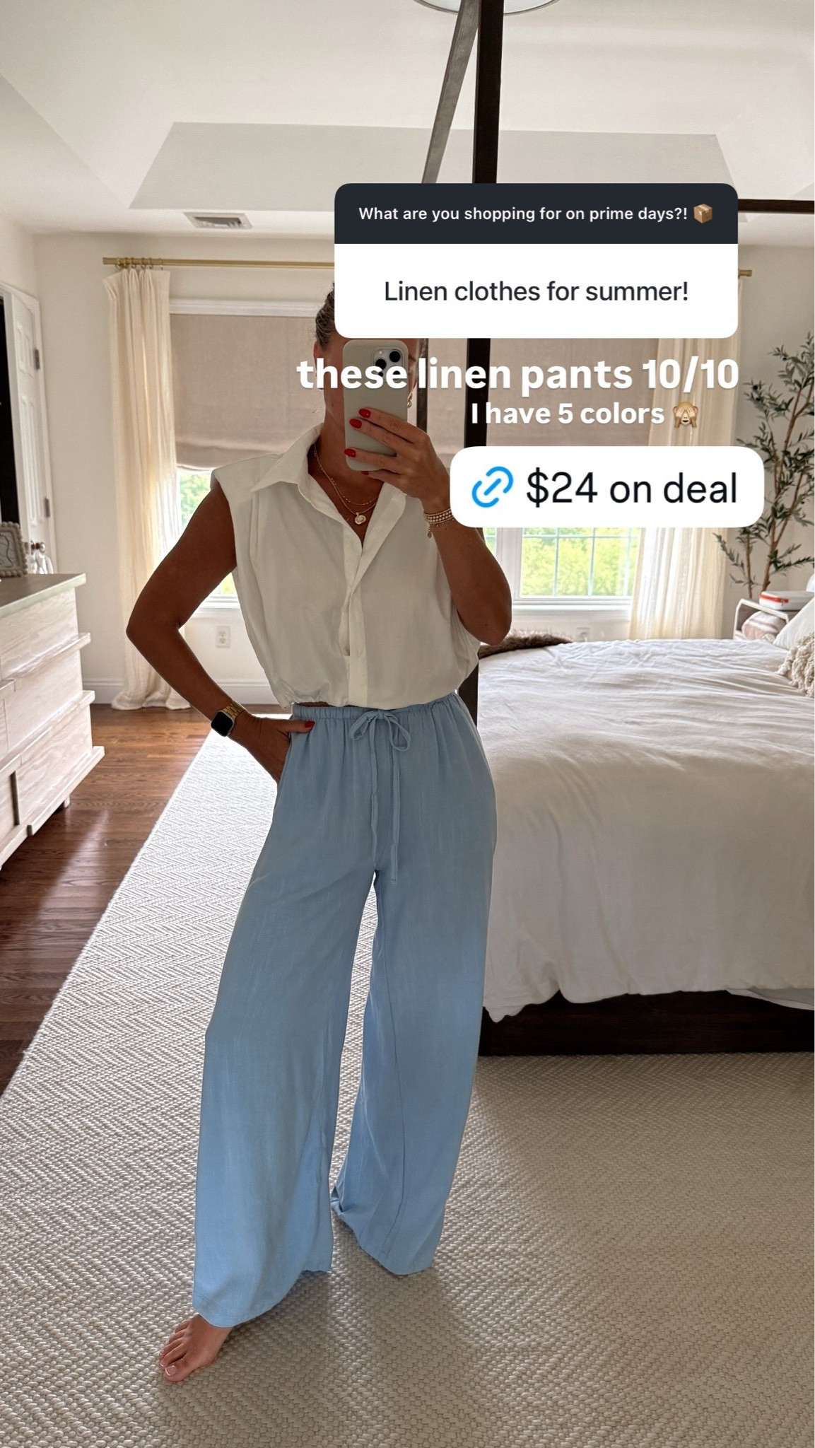 Stunning linen pants for Prime Day!

#LTKootd #LTKSaleAlert