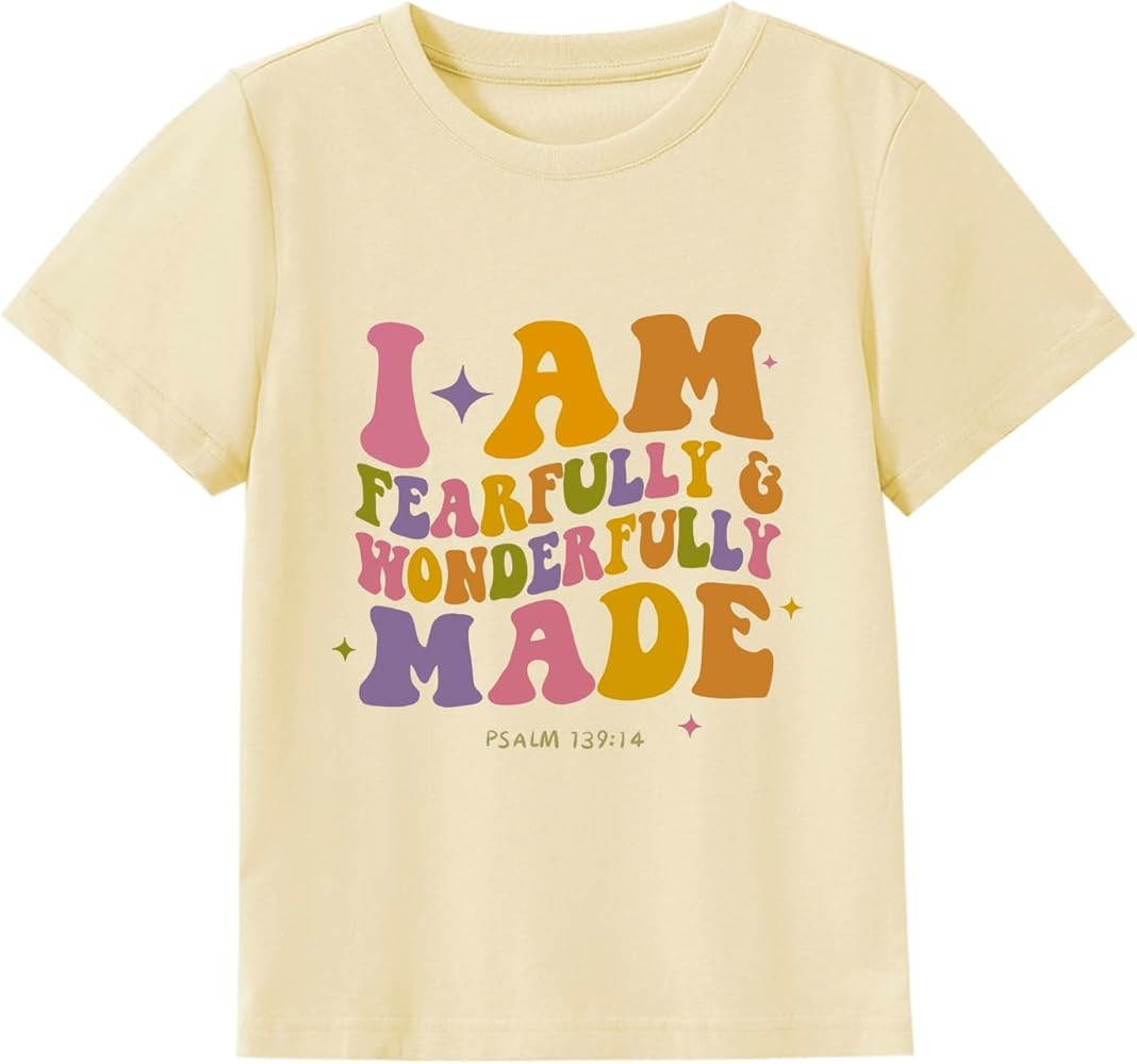 IAM A Child of God Christian Shirts for Kids Toddler Jesus Religious Tee Tops Bible Verse Clothes... | Amazon (US)